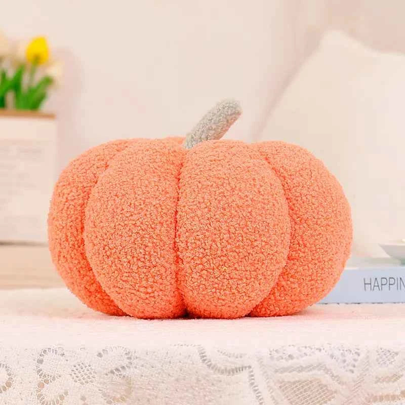 Thanksgiving Pumpkin Pillow, 3D Pumpkin Shaped Pillow Plush Pillow Decorative Pumpkin Throw Pillows for Autumn Fall Bedroom Sofa