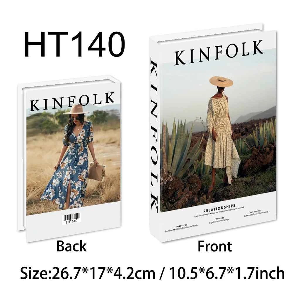 Living Room Decoration Fake Book Home Hotel Decorative Books Bookcase Prop Books Shelf Ornaments Coffee Table Books Box