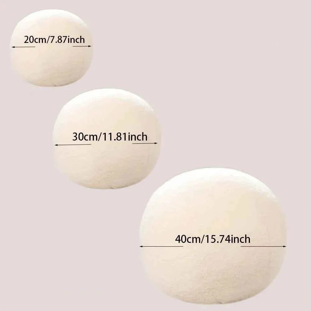 1pc Nordic style Spherical Throw Pillow Soft Cushion withZipper Closure, Fade Resistant,Cotton Filling,Home Decor Festival gifts
