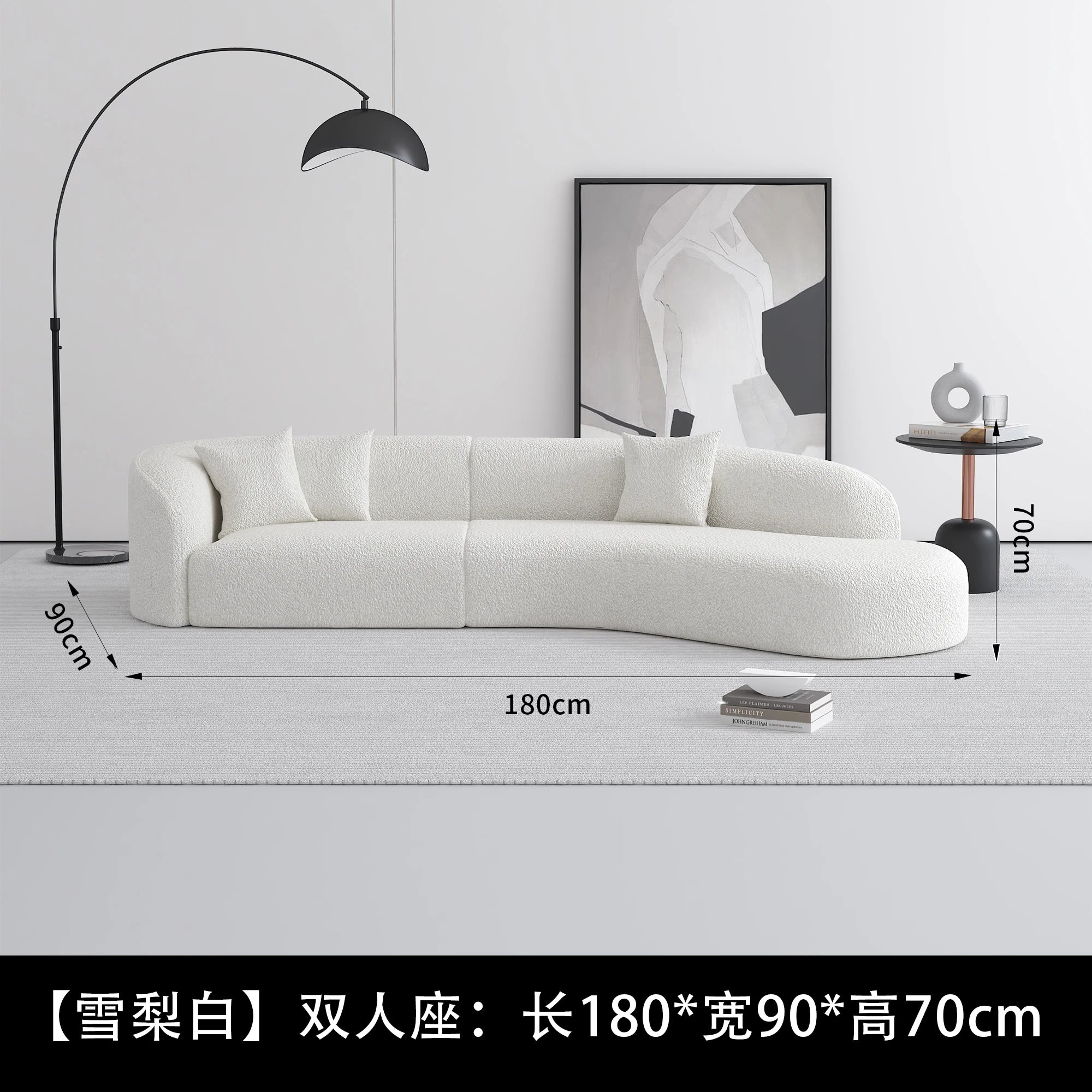 Italian Minimalist Sofa Aesthetics Designer Leisure High Quality Romantic Living Room Sofas Modern Muebles Balcony Furniture