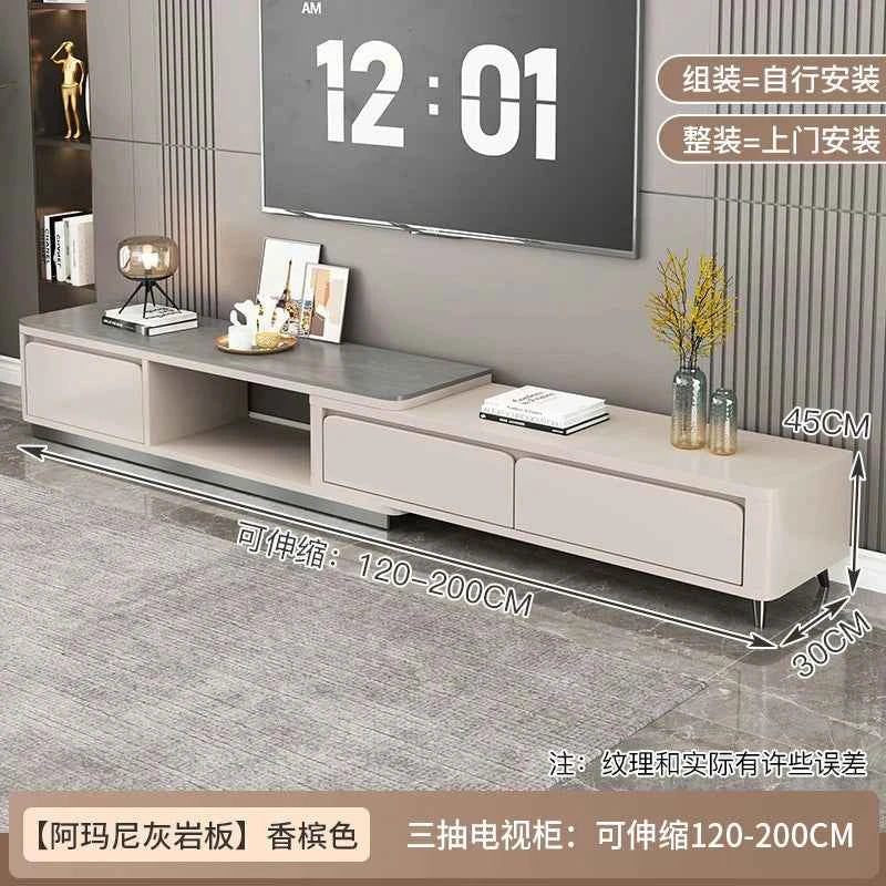 Simple Modern Tv Stand Adjustable Hiding High End Floor Tv Stands Entertainment Unit Living Room Muebles De Salon Furnitures