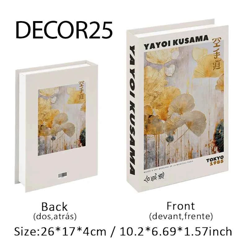 Fashion Fake Books Decoration Home Club Hotel Room Designer Books Coffee Table Books Box Simulation Prop Books Desktop Ornaments