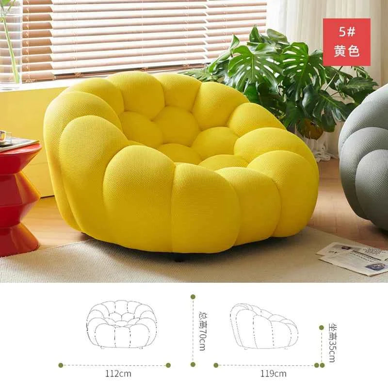 Lazy Recliner Living Room Chairs Relax Sofa Throne Comfortable Designer Reading Chairs Balcony Garden Sillon Library Furniture