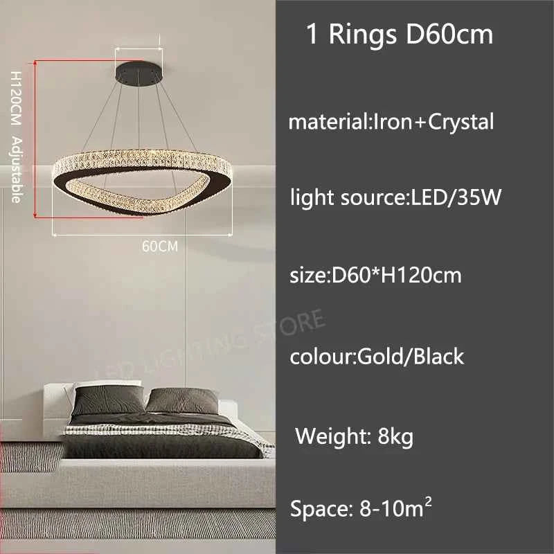 Modern Home Decoration Chandelier Villa Living Room Pendant Light Luxury Dining Room Stair Chandeliers Lustre Ceiling Chandelier