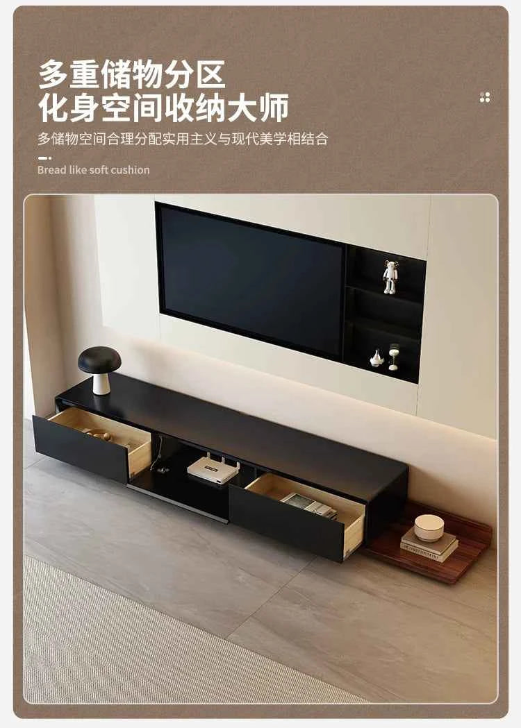 Modern Solid Wood Tv Stand Floor Mount Luxury Entertainment Center Tv Stand Drawers High End Muebles Para El Hogar Furnitures
