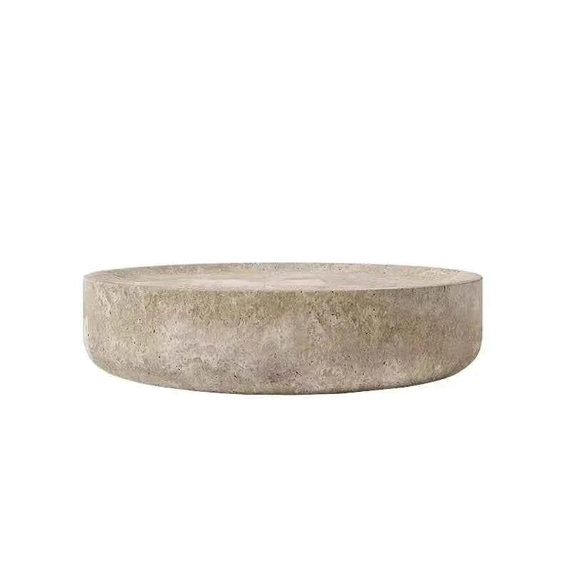 Modern Round Side Table Clear Japanese Industrial Simple Cute Space Saving Coffee Table Unique Mesas Bajas Living Room Furniture