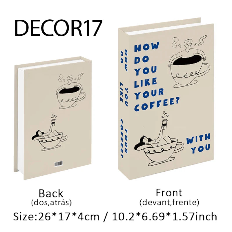 Fashion Fake Books Decoration Home Club Hotel Room Designer Books Coffee Table Books Box Simulation Prop Books Desktop Ornaments - The Homemakers Hub