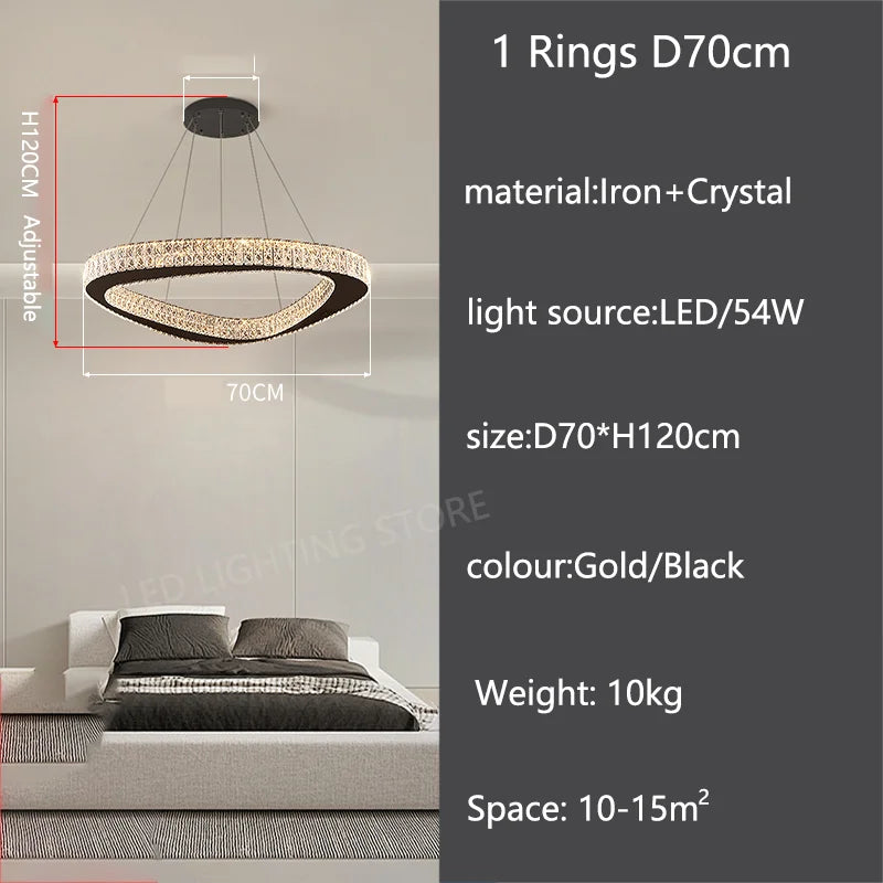 Modern Home Decoration Chandelier Villa Living Room Pendant Light Luxury Dining Room Stair Chandeliers Lustre Ceiling Chandelier - The Homemakers Hub