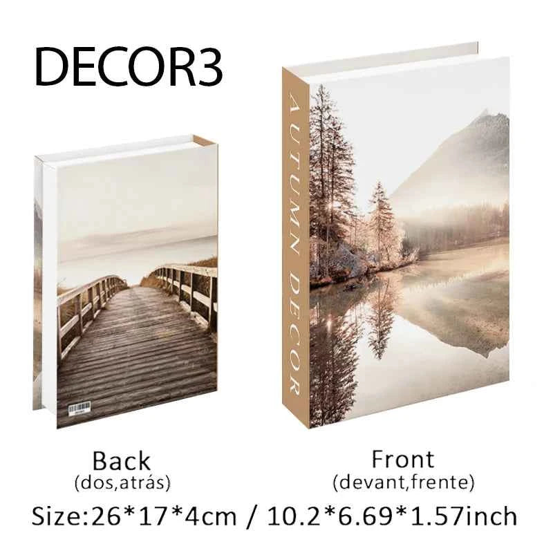 Fashion Fake Books Decoration Home Club Hotel Room Designer Books Coffee Table Books Box Simulation Prop Books Desktop Ornaments