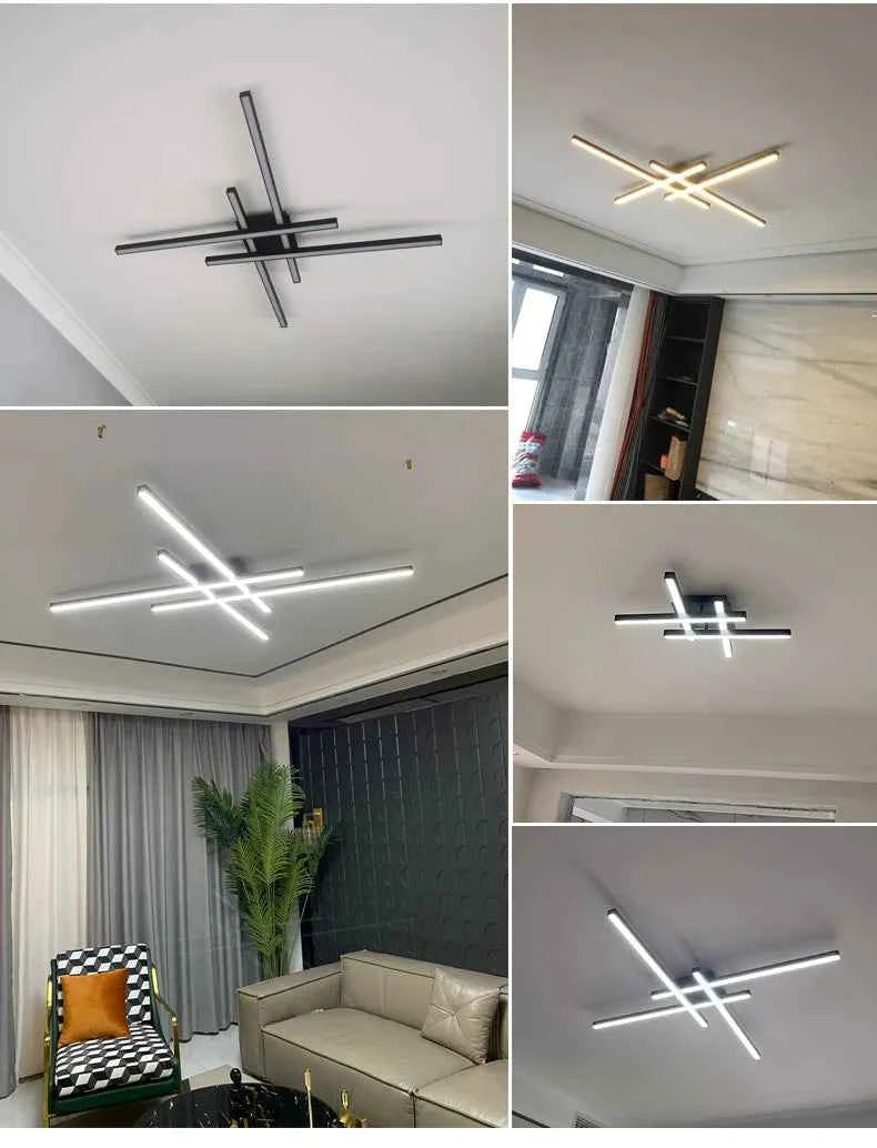 Ceiling light simple modern bedroom  atmosphere duplex villa hall Nordic lamps minimalist living room lamp room ceiling lights