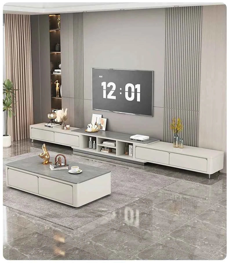 Simple Modern Tv Stand Adjustable Hiding High End Floor Tv Stands Entertainment Unit Living Room Muebles De Salon Furnitures