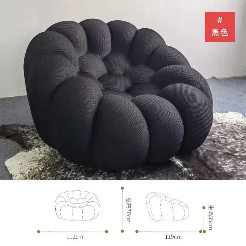 Lazy Recliner Living Room Chairs Relax Sofa Throne Comfortable Designer Reading Chairs Balcony Garden Sillon Library Furniture