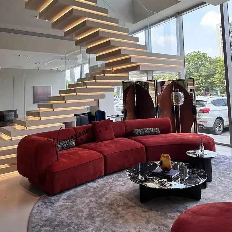 Minimalist Cloud Living Room Sofas Gaming Reclinable Replica Makeup Sofas Individual Curved Office Wood Divano Home Furniture