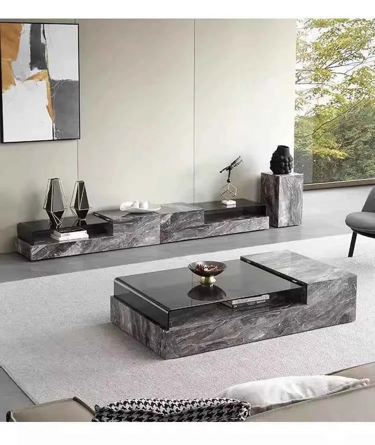 Minimalist Clear Coffee Table Luxury Modern Nordic Designer Adjustable Coffee Table Cute Cheap Glass Couchtisch Home Furniture